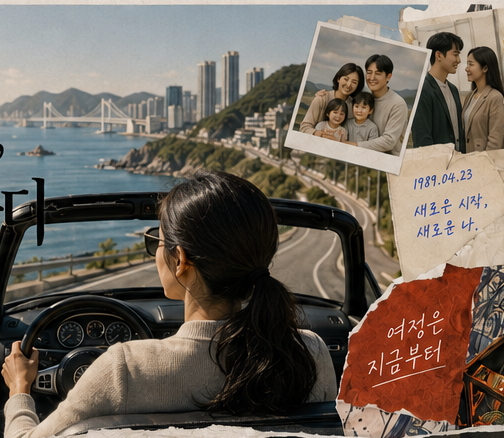해안 도로를 달리는 여정